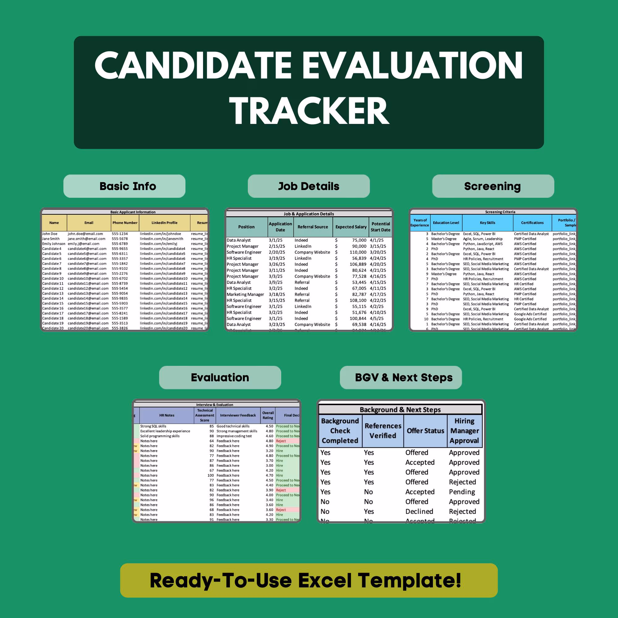 Candidate Evaluation Tracker