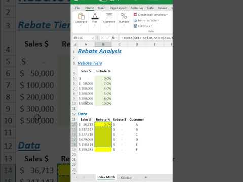 How to Do a Less Than Match in Excel